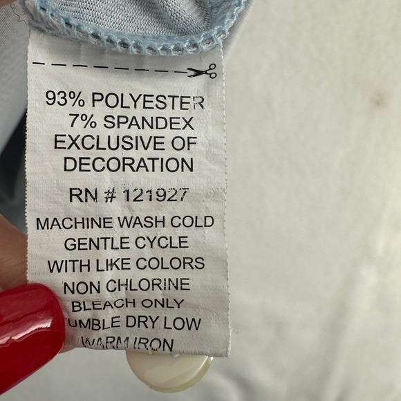 johnnie-O Poe Polo Shirt Golf Lake Blue Performance Lightweight Sports Mens XL - Picture 6 of 8